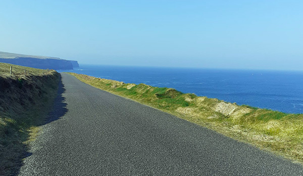 People cycling in Kilkee